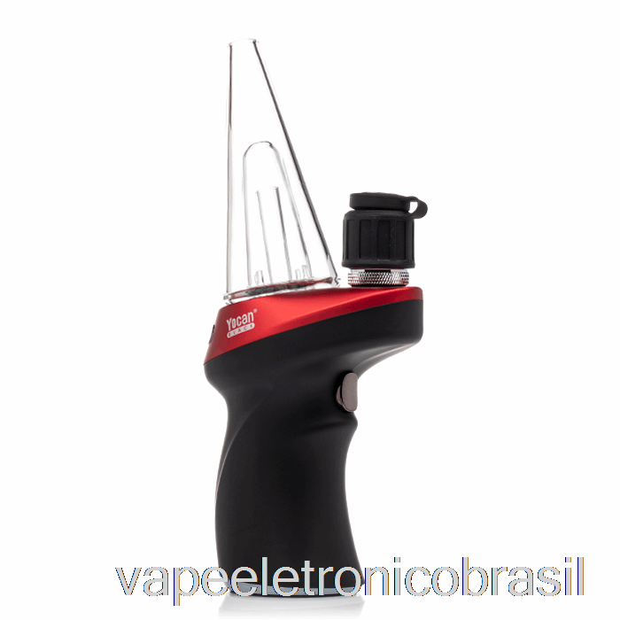 Vape Recarregável Yocan Preto Phaser Max E-rig Vermelho